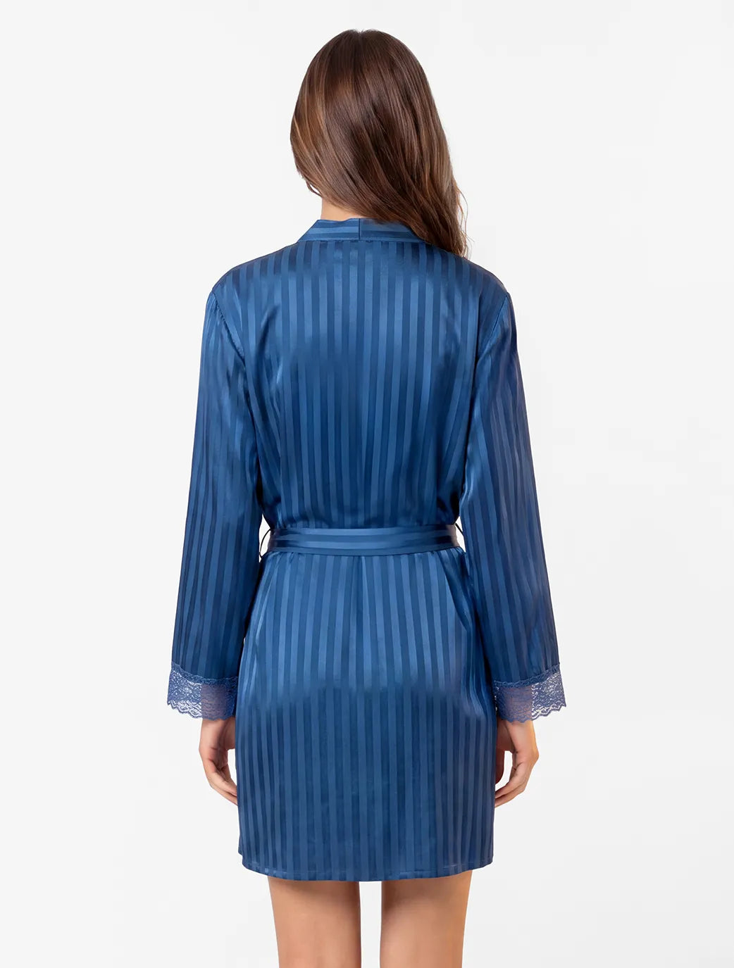 Marie France Navy Women Valla Robe SKU: PYVALLAROBE_NAVY Image 02