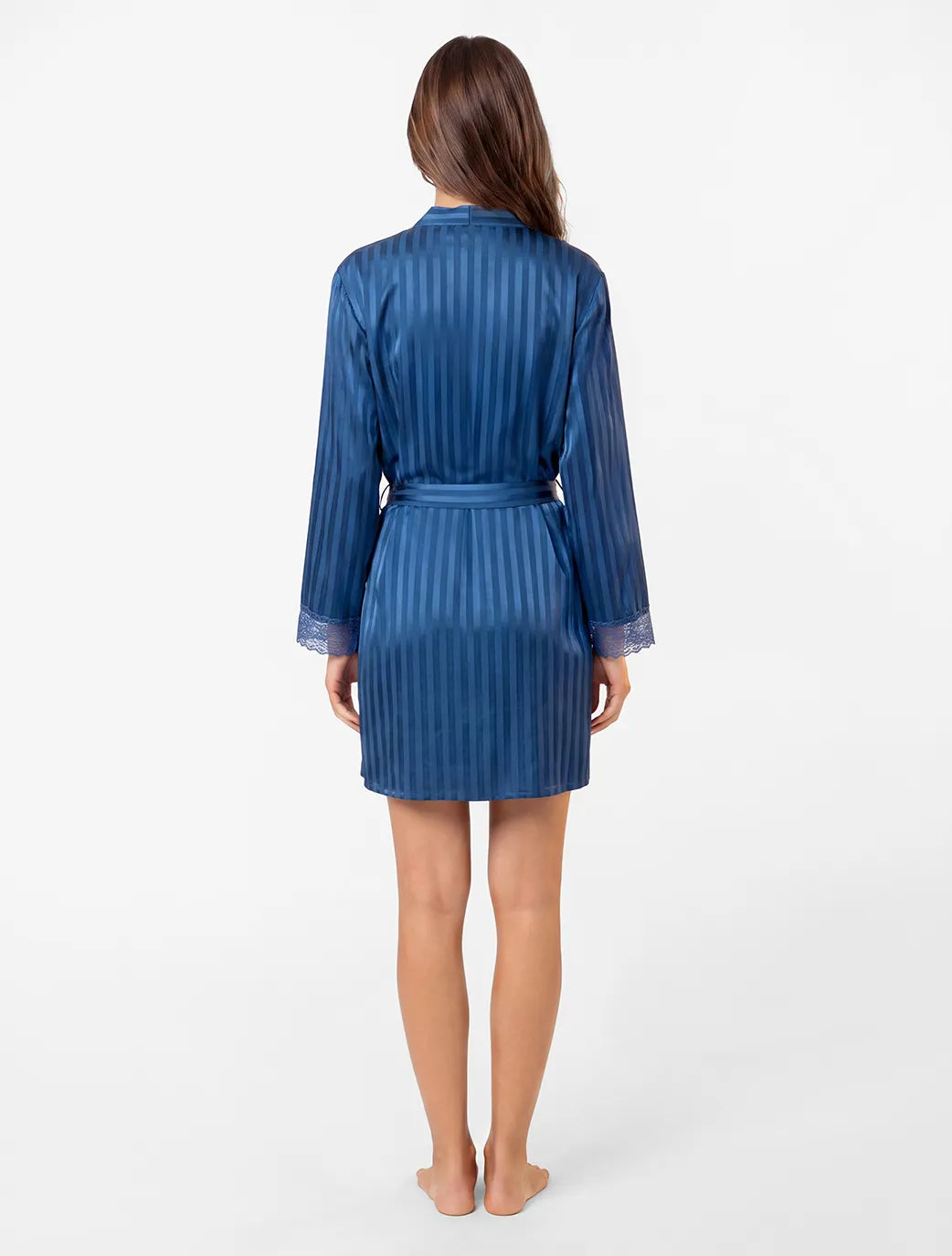 Marie France Navy Women Valla Robe SKU: PYVALLAROBE_NAVY Image 04