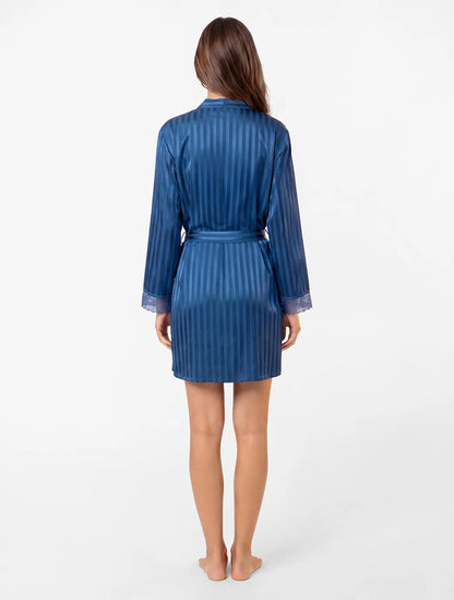 Marie France Navy Women Valla Robe SKU: PYVALLAROBE_NAVY Image 04