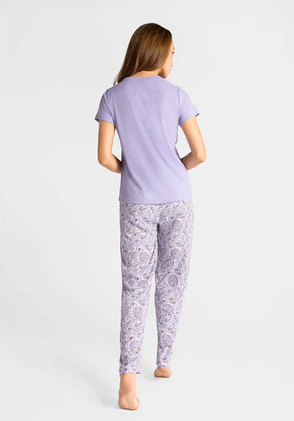 Marie France Velora T-Shirt Ribbed_Lilac Women Velora T-Shirt Ribbed SKU: PYVELORAT-SHIRTRIBBE_Lilac Image 04
