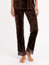 Marie France Brown Women Veloura Pant SKU: PYVELOURAPANT_BROWN Image 01