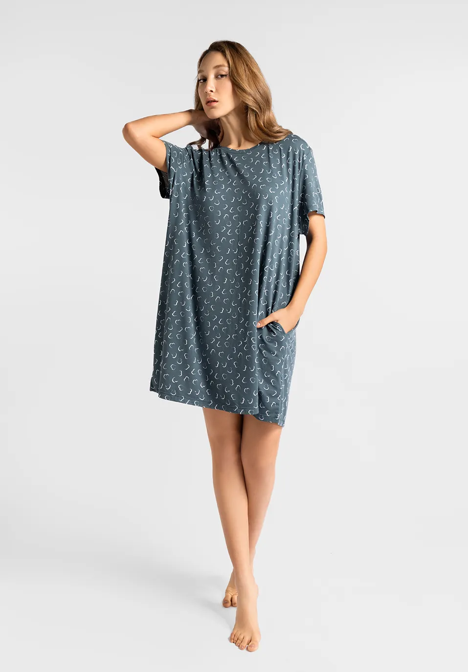 Marie France Velta Big T-Shirt_Multicolor Women Velta Big T-Shirt SKU: PYVELTABIGTSHIRT_Multicolor Image 03