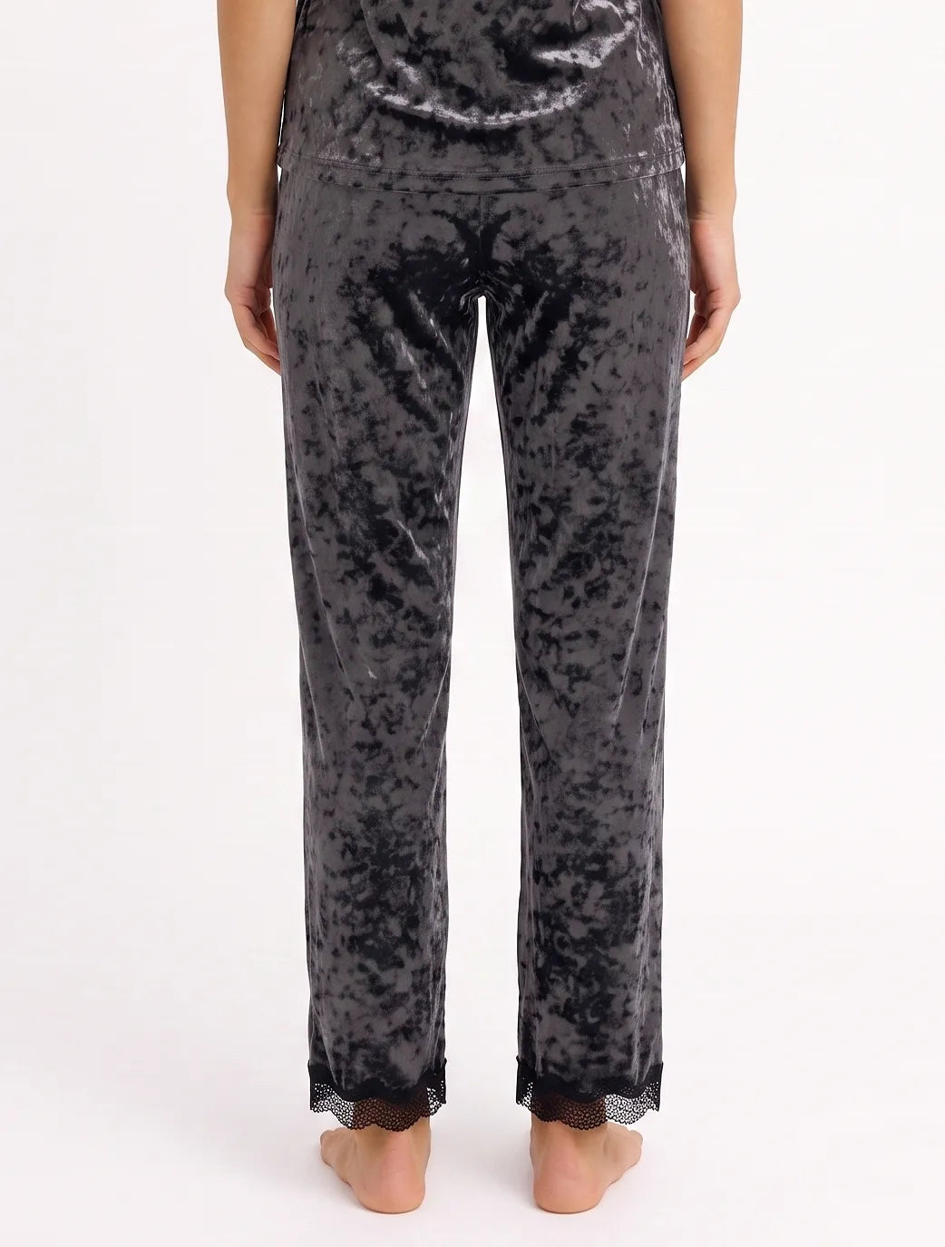 Marie France Grey Women Vireya Pant SKU: PYVIREYAPANT_GREY Image 04