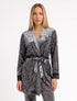 Marie France Grey Women Vireya Robe SKU: PYVIREYAROBE_GREY Image 01