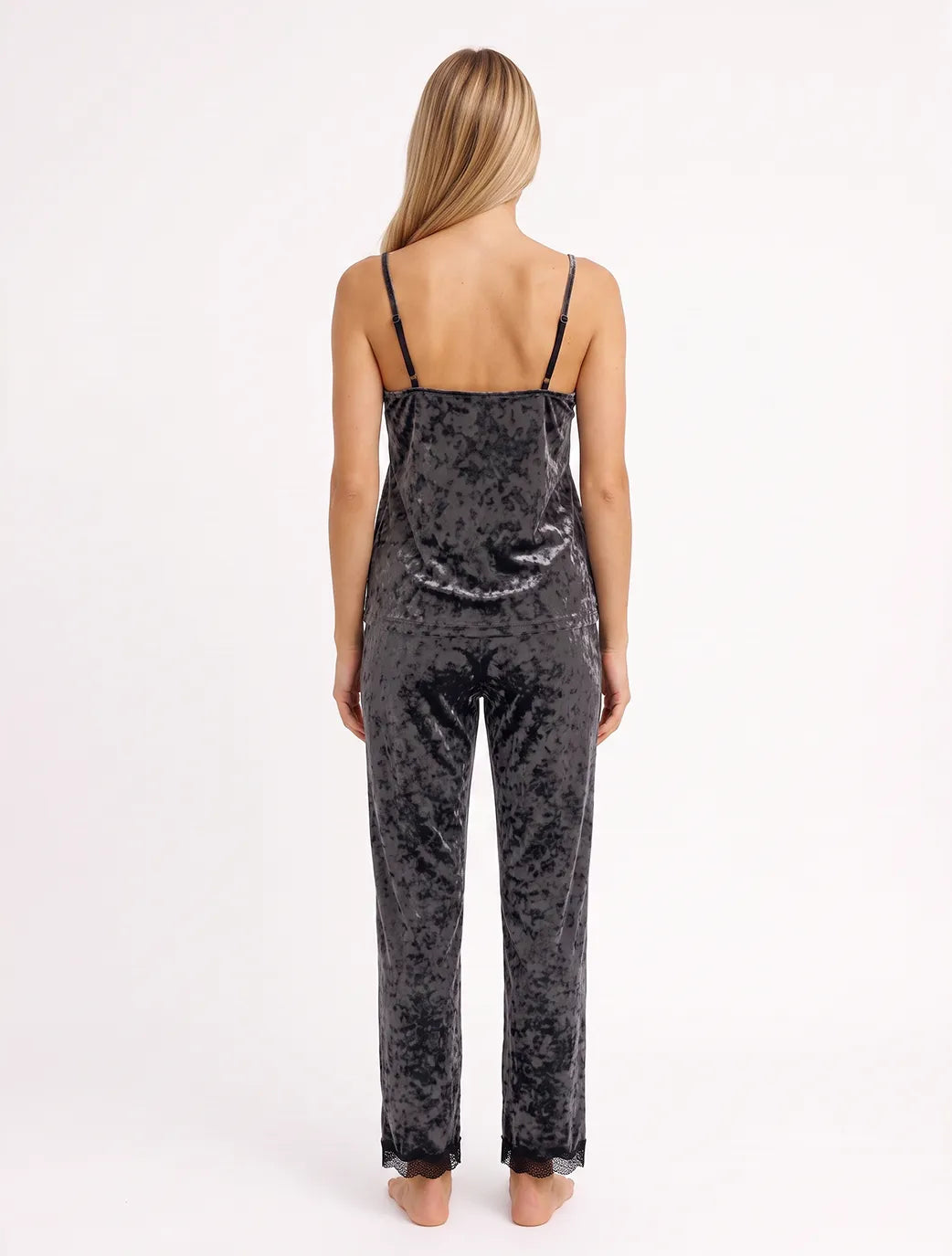 Marie France Grey Women Vireya Top SKU: PYVIREYATOP_GREY Image 04
