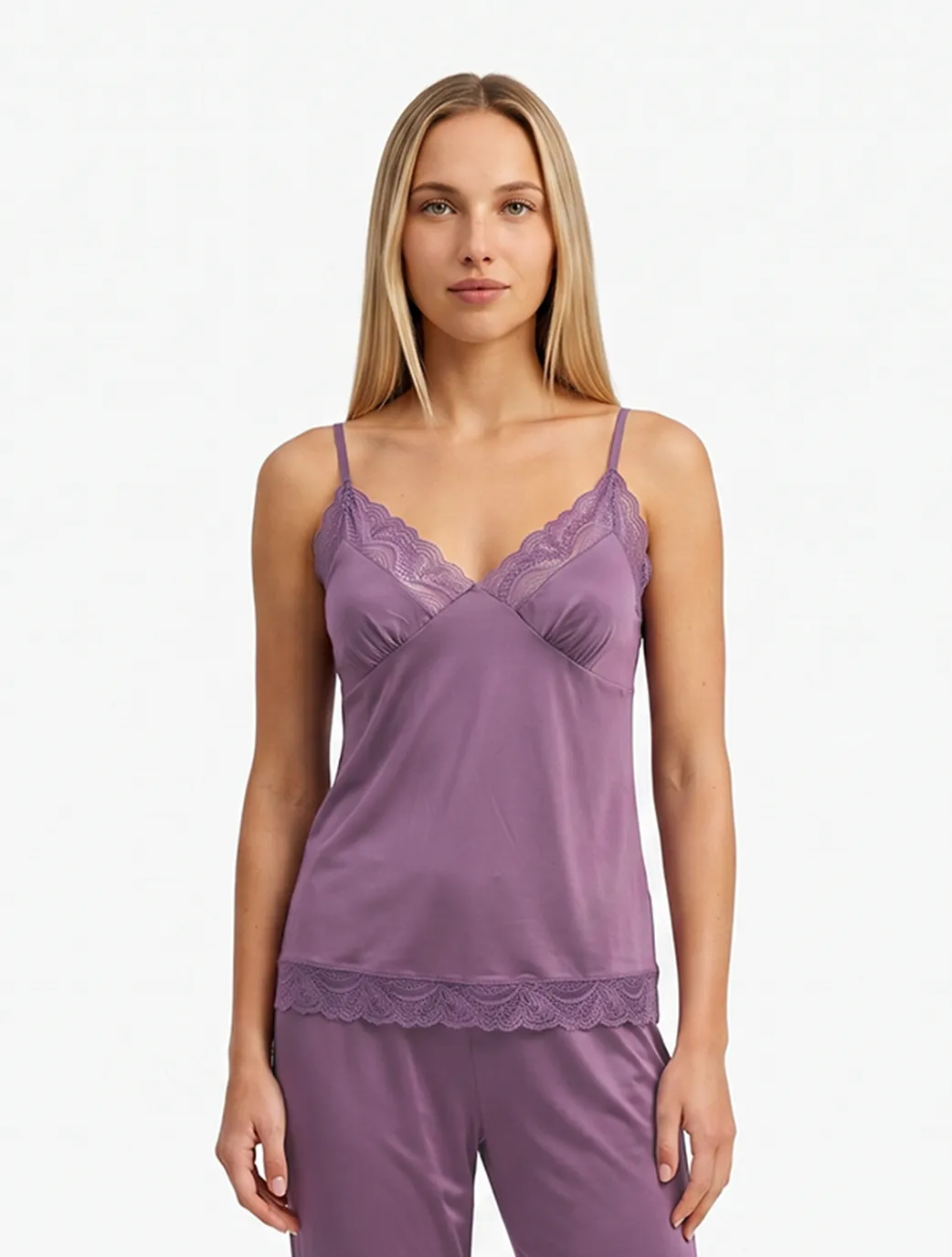 Marie France Light Purple Women Vlack I-Shirt SKU: PYVLACKISHIRT_LIGHT PURPLE Image 01