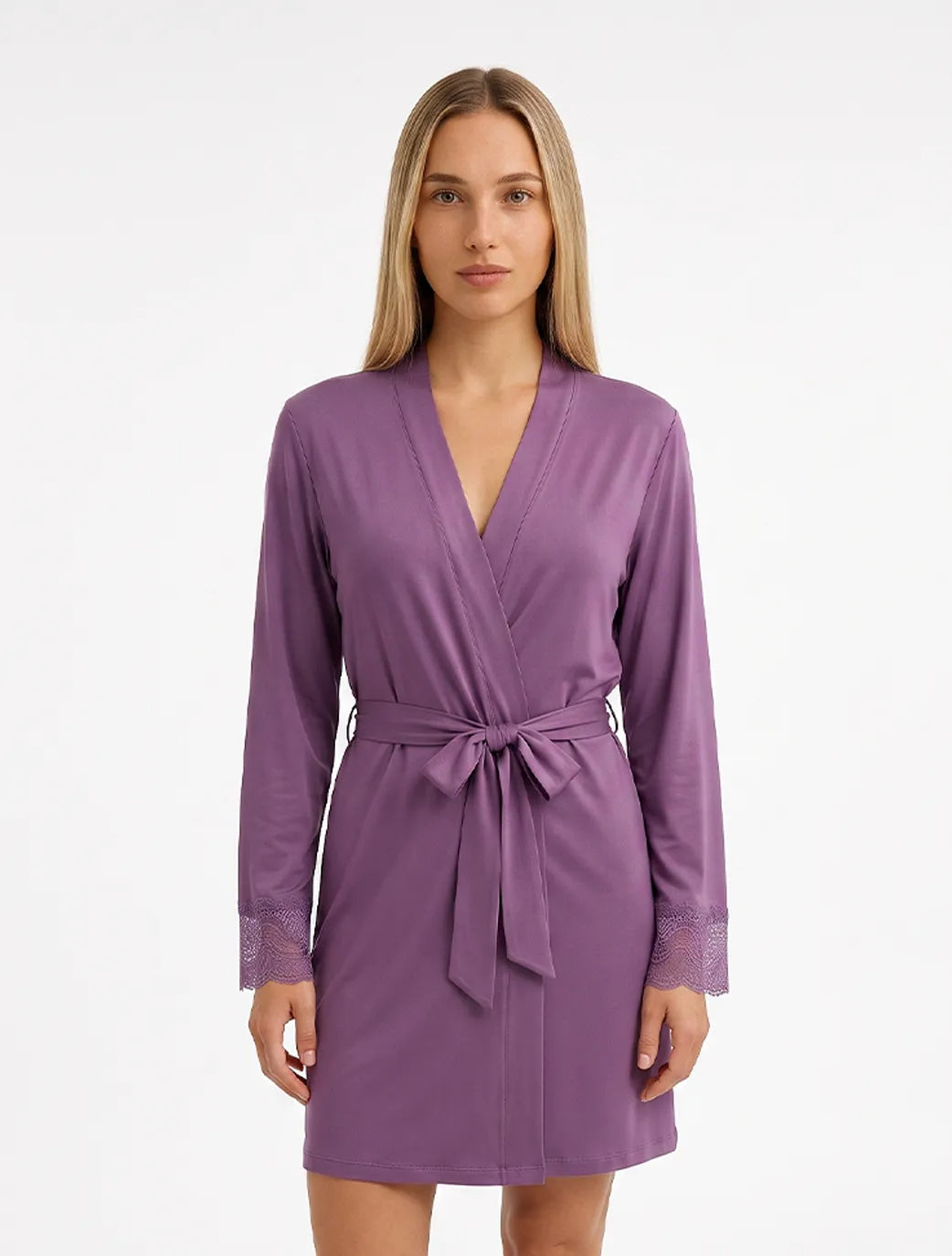 Marie France Light Purple Women Vlack Robe SKU: PYVLACKROBE_LIGHT PURPLE Image 01