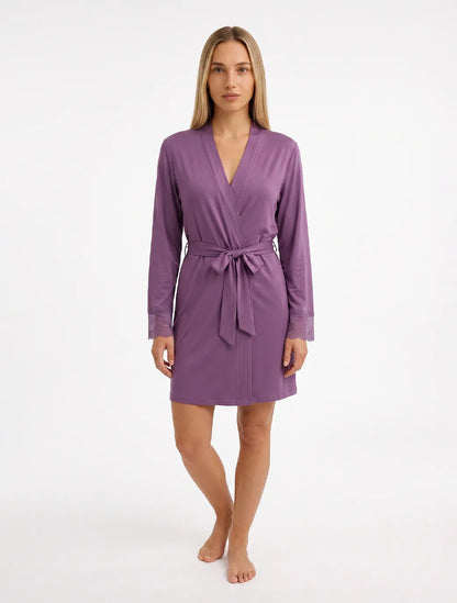 Marie France Light Purple Women Vlack Robe SKU: PYVLACKROBE_LIGHT PURPLE Image 03