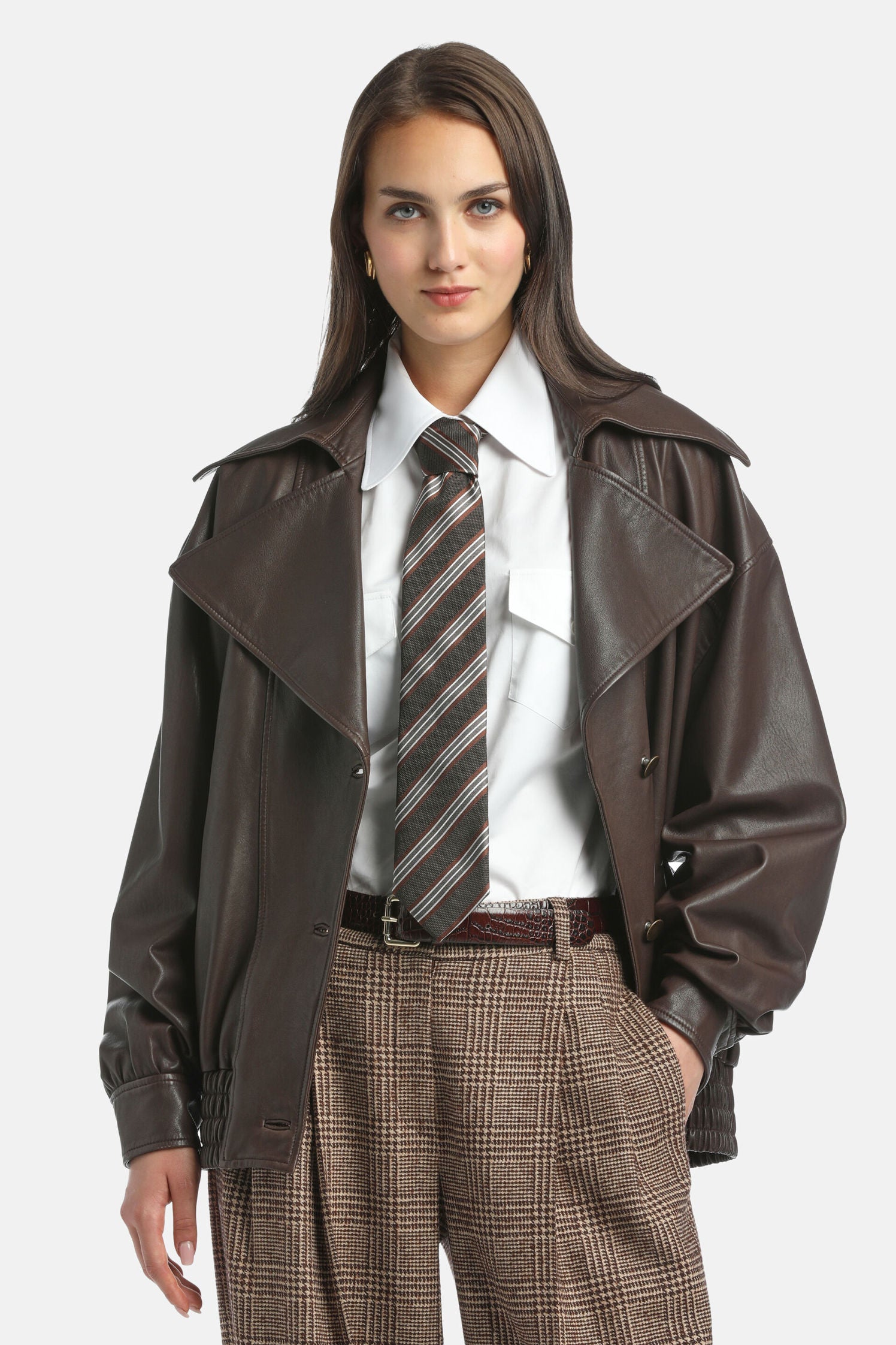 Luisa Spagnoli_Marroni_Ragazzi - Silk Tie_RAGAZZI_3796_01