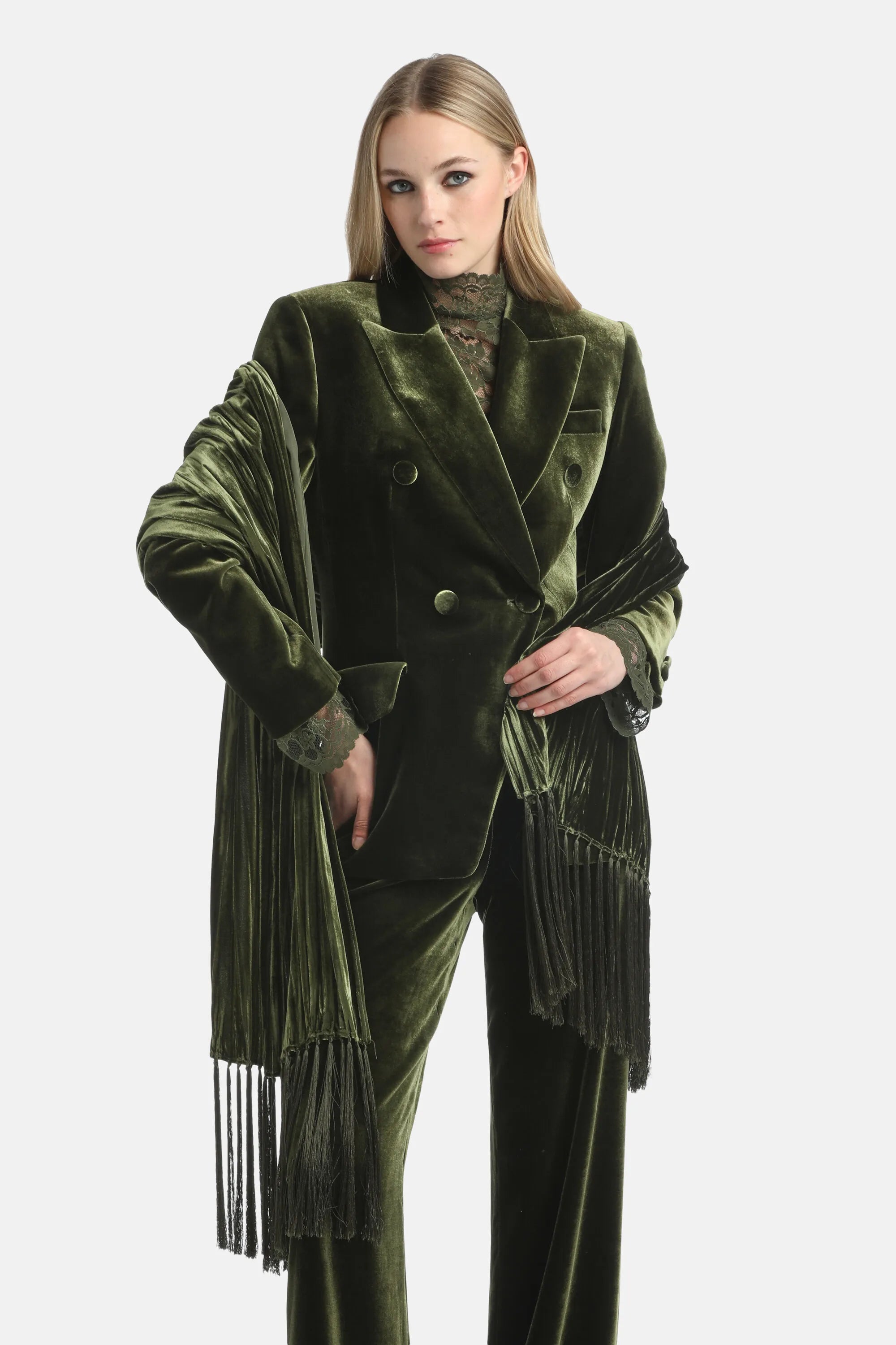 Luisa Spagnoli_Green_Registro - Velvet Stole_REGISTRO A_1741_04