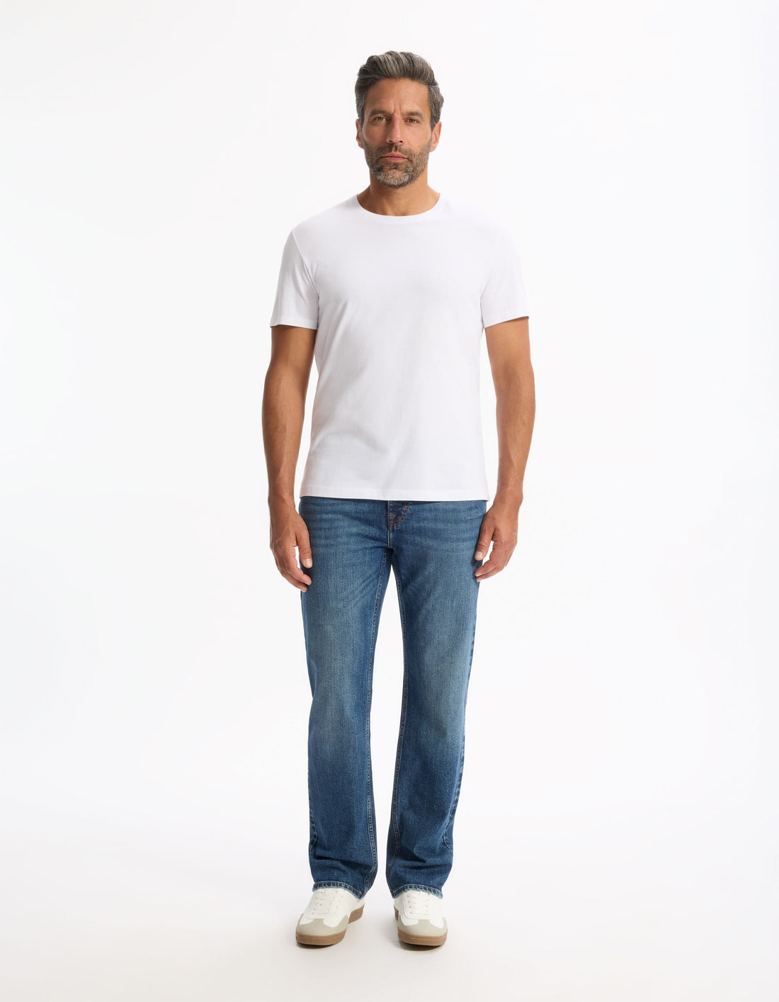 Celio_Stone Blue C.5 Regular Stretch Cotton Jeans in 3 Lengths_REGULAR3L_DOUBLE STONE H24_01
