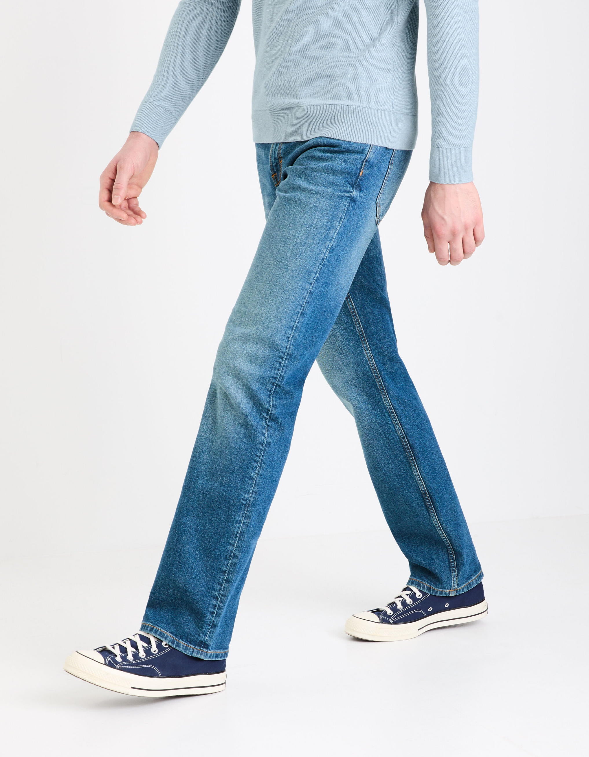 Regular C5 Stretch Jeans 3 Lengths_REGULAR3L_DOUBLE STONE_05