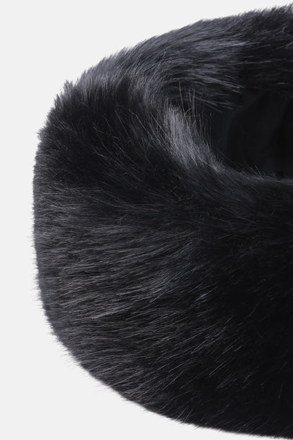 Luisa Spagnoli Nero Women Ricci Faux Fur Headband SKU: RICCI_0101 Image 03
