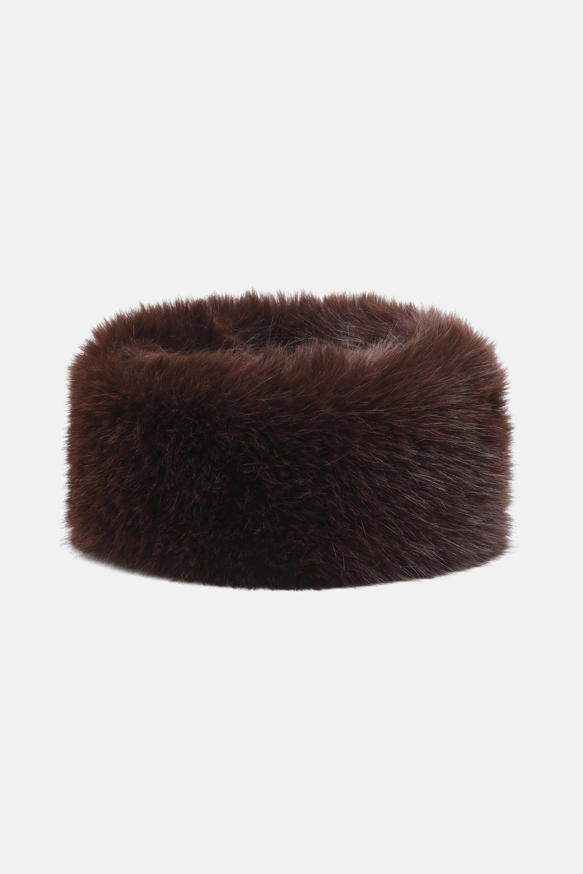 Luisa Spagnoli Marrone Women Ricci Faux Fur Headband SKU: RICCI_0908 Image 01