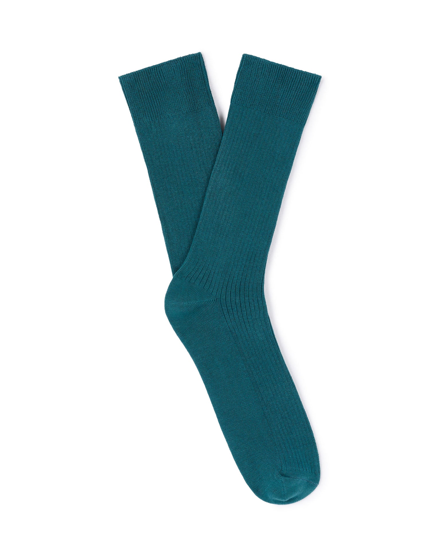 Celio_Blue Sporty Stretch Cotton Knee-High Socks_RIQLO_PETROLE_01