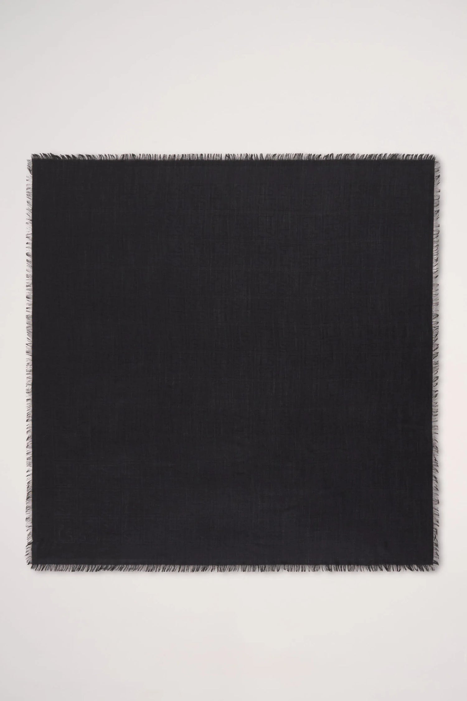 Luisa Spagnoli_Black_Romanzo - Wool And Silk-Blend Shawl_ROMANZO H_0101_02