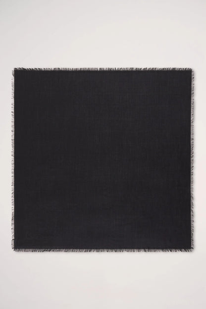 Luisa Spagnoli_Black_Romanzo - Wool And Silk-Blend Shawl_ROMANZO H_0101_02