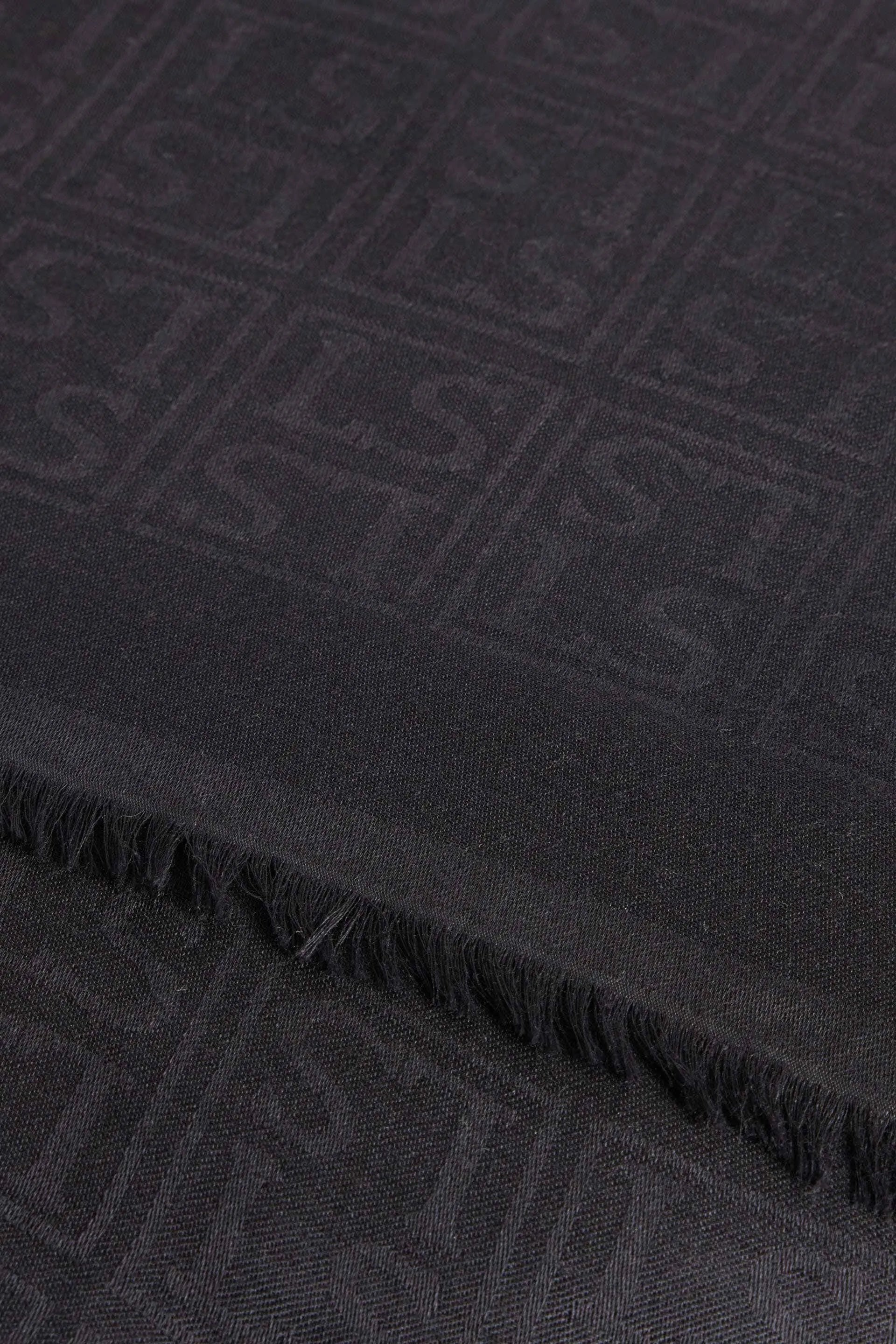 Luisa Spagnoli_Black_Romanzo - Wool And Silk-Blend Shawl_ROMANZO H_0101_03