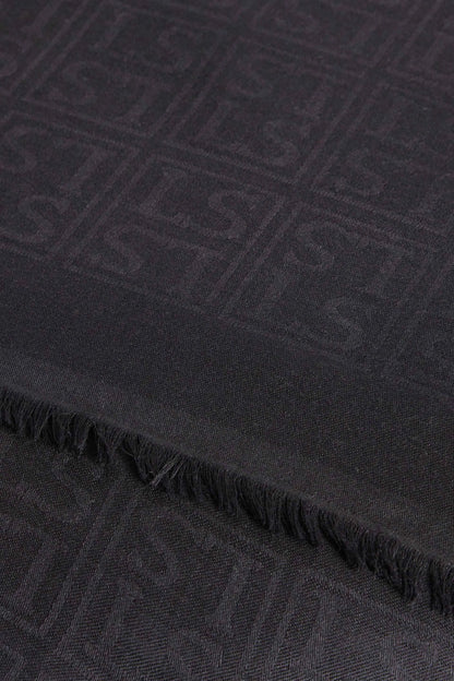 Luisa Spagnoli_Black_Romanzo - Wool And Silk-Blend Shawl_ROMANZO H_0101_03