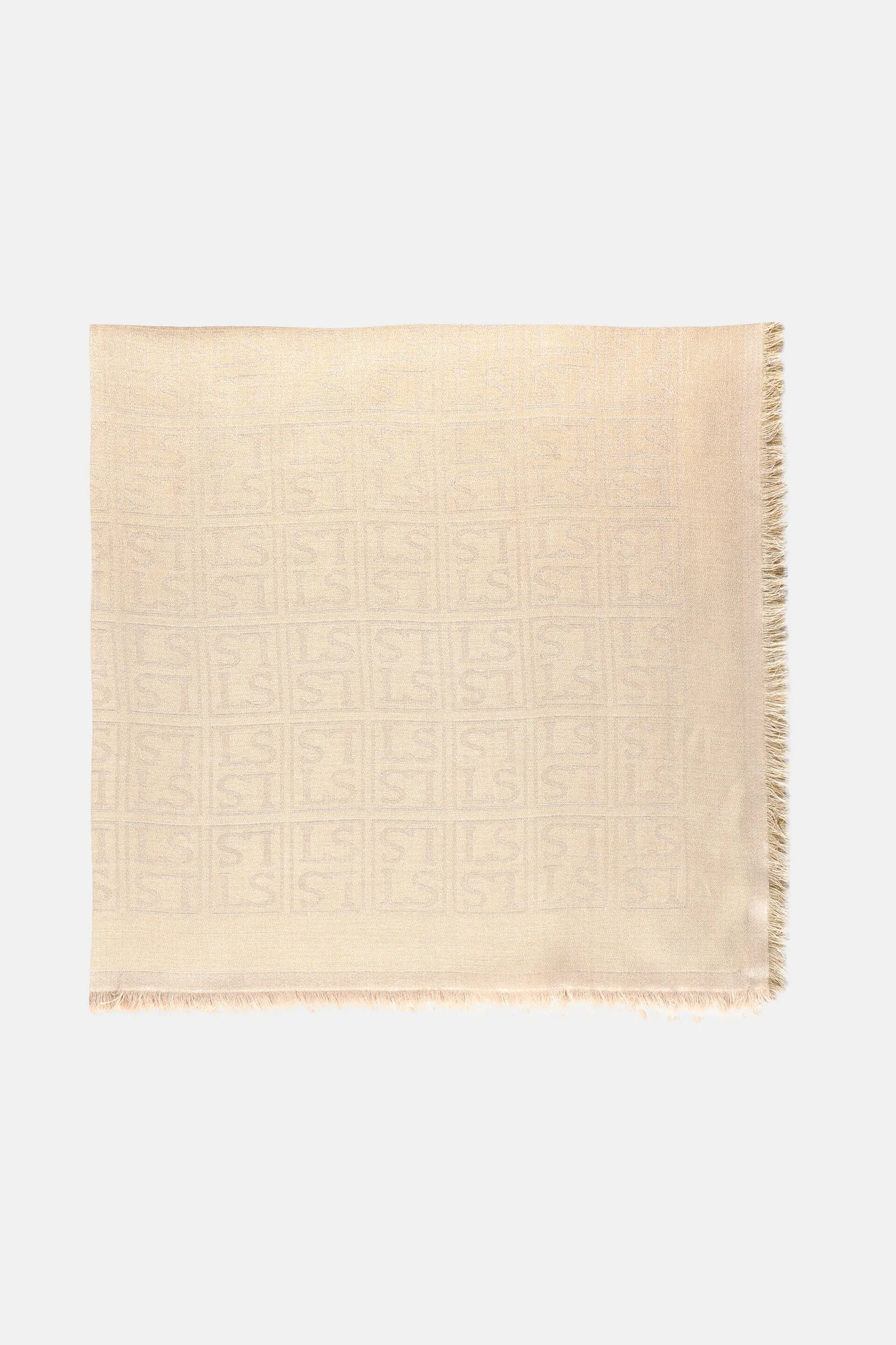 Luisa Spagnoli_Beige_Romanzox - Wool-Silk Blend Shawl_ROMANZOX C_1101_02