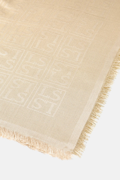 Luisa Spagnoli_Beige_Romanzox - Wool-Silk Blend Shawl_ROMANZOX C_1101_03
