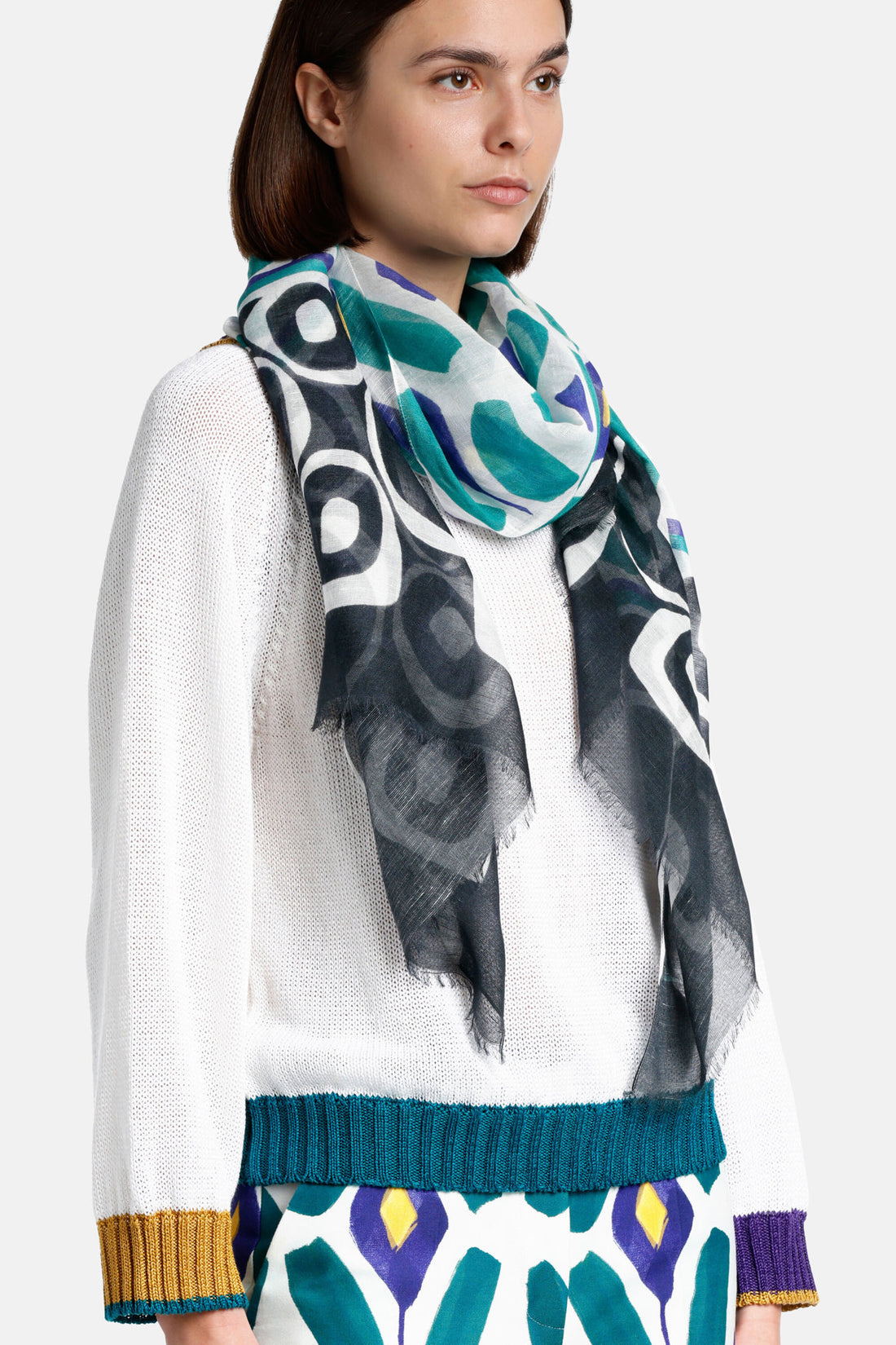 Luisa Spagnoli_Rurale - Watercolour Print Stole_RURALE_3896_04