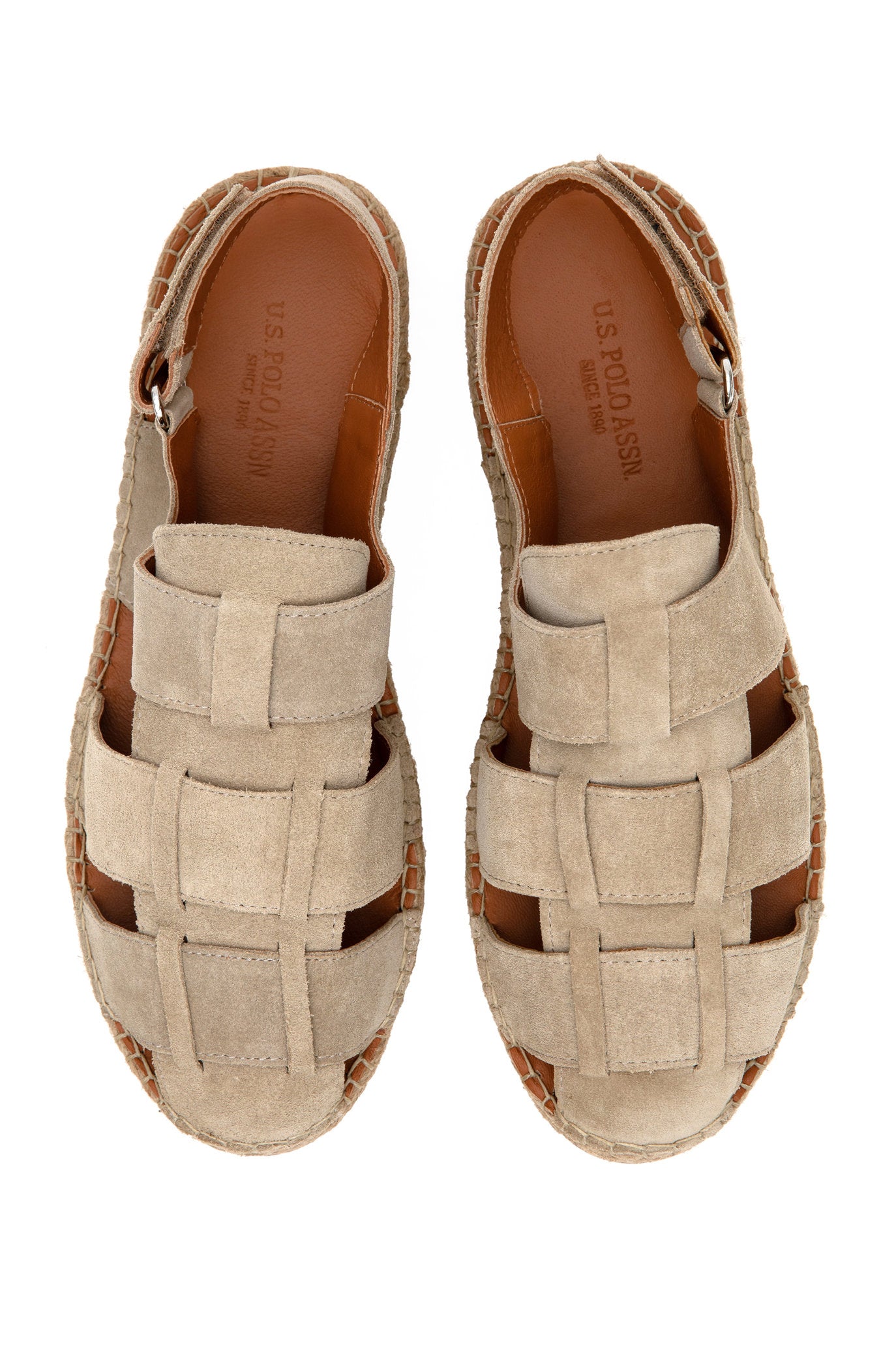 U.S. Polo Assn._Beige Sandals_S081SZ0330 2158372_VR011_05