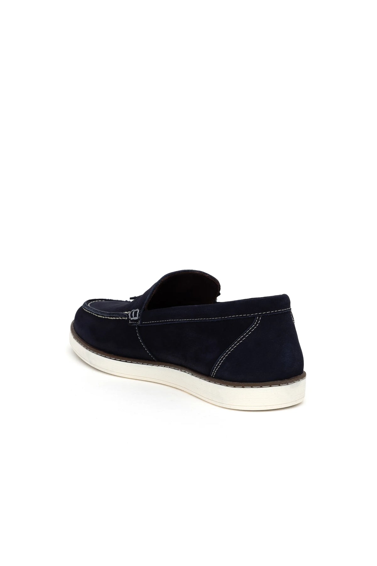 U.S. Polo Assn. Navy Men Navy Suede Penny Loafers SKU: S081SZ0330 2158459_VR033 Image 03