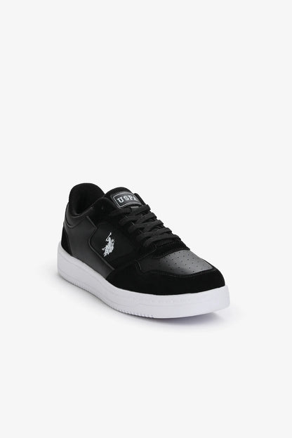 U.S. Polo Assn. Black Men Black Shoes SKU: S081SZ0330 PU-12355_VR046 Image 02