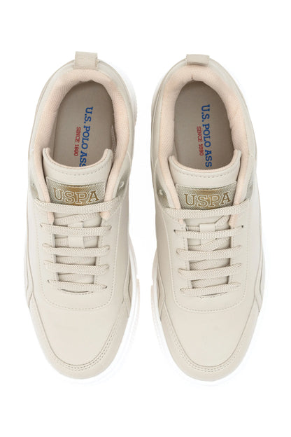 U.S. Polo Assn. Beige Women Beige Lace Up Chunky Sole Trainers SKU: S082SZ0330 2341711_VR011 Image 05