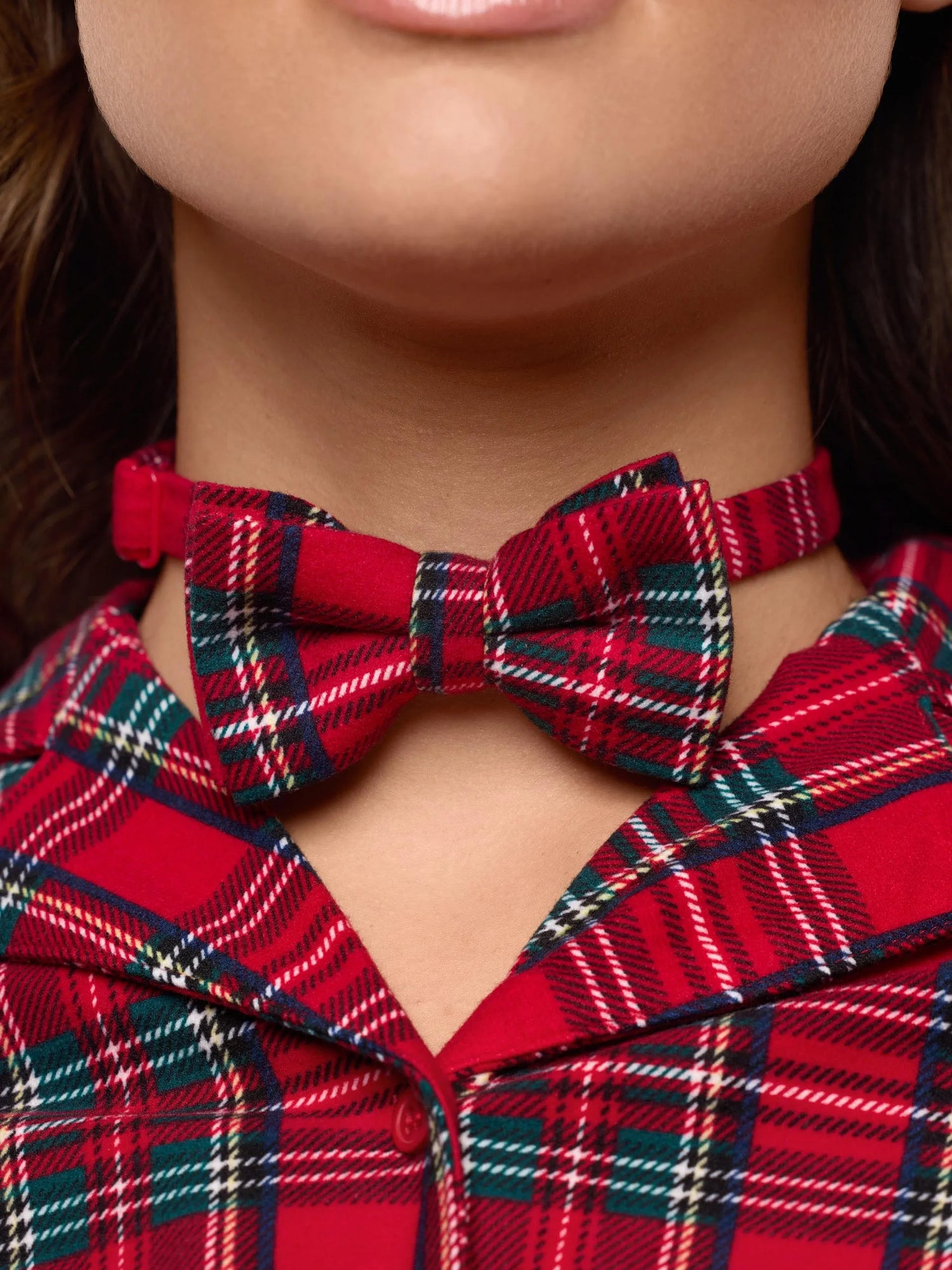 Yamamay_Printed_Collare Papillon Dog Tartan Family_SAAD184001_128_02