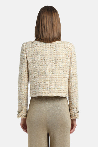 Luisa Spagnoli_Var Beige Oro_Sabbiadoro - BouclŽ Blazer Jacket_SABBIADORO_3902_05