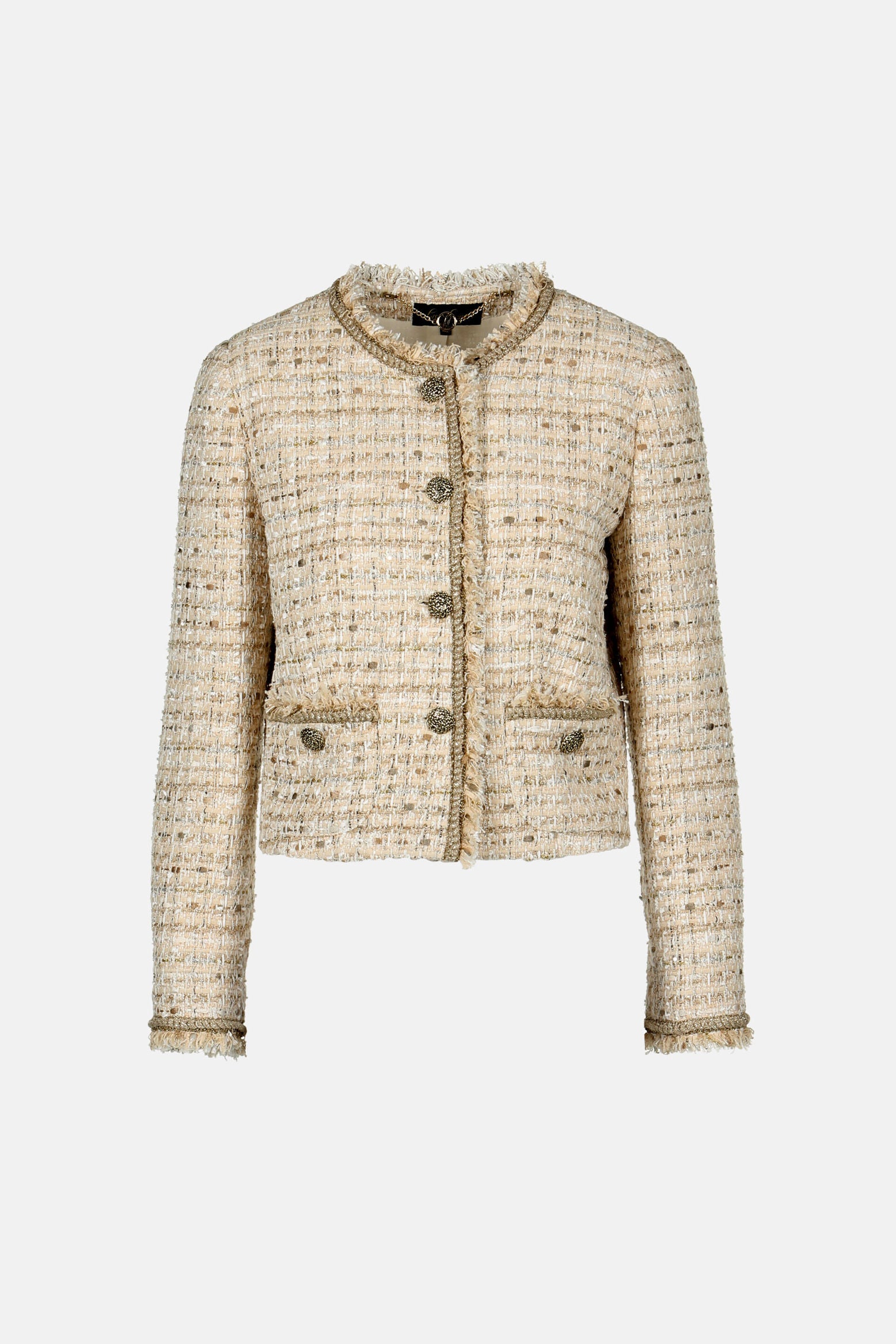 Luisa Spagnoli_Var Beige Oro_Sabbiadoro - BouclŽ Blazer Jacket_SABBIADORO_3902_08