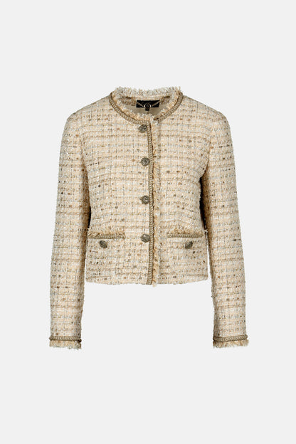 Luisa Spagnoli_Var Beige Oro_Sabbiadoro - BouclŽ Blazer Jacket_SABBIADORO_3902_08