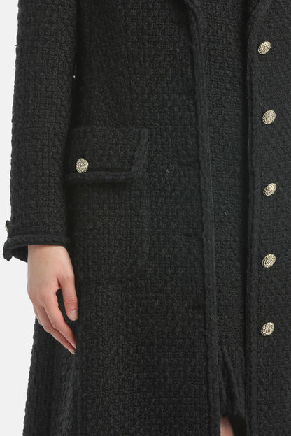 Luisa Spagnoli_Black_Salsa - BouclŽ Coat_SALSA_0101_05