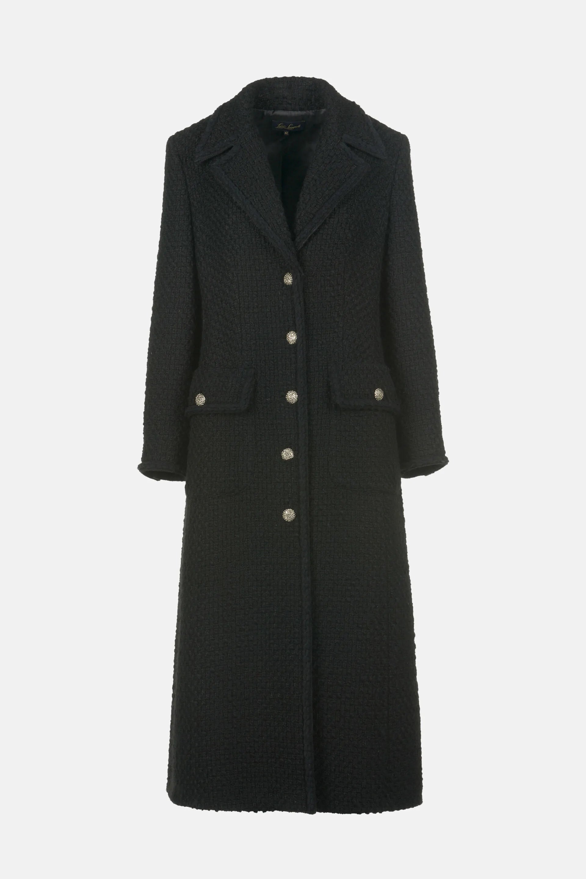 Luisa Spagnoli_Black_Salsa - BouclŽ Coat_SALSA_0101_07