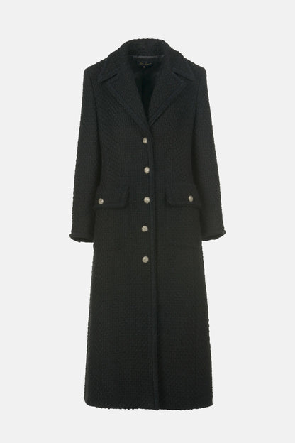 Luisa Spagnoli_Black_Salsa - BouclŽ Coat_SALSA_0101_07