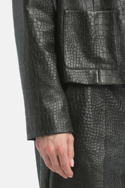 Luisa Spagnoli_Marrone Scuro_Sax - Leather Jacket - Fashion Show_SAX_0976_06