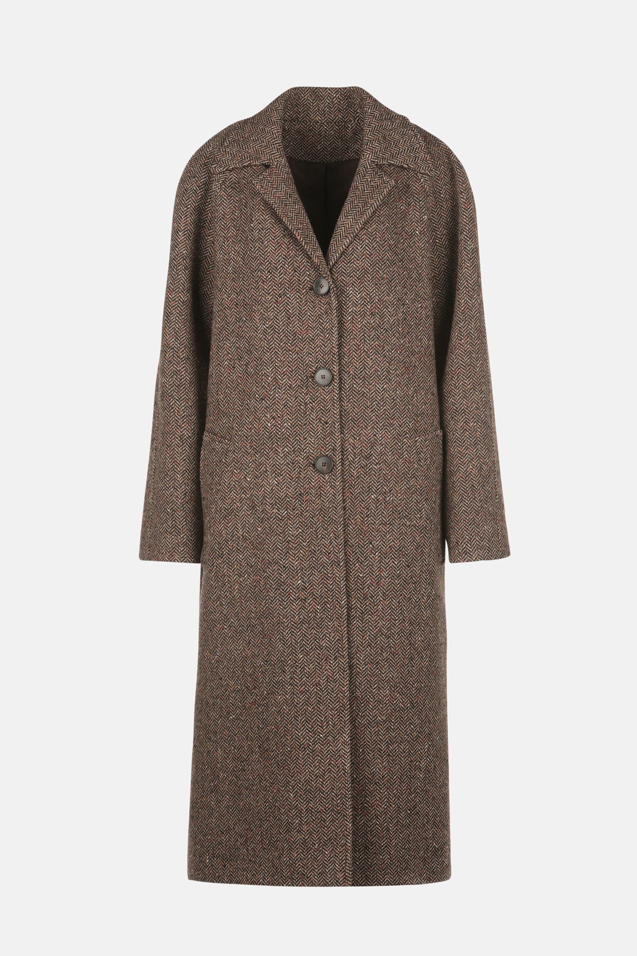 Luisa Spagnoli_Var Spinato Ruggine_Scale - Oversized Tweed Coat Ð Fashion Show_SCALE_3975_07