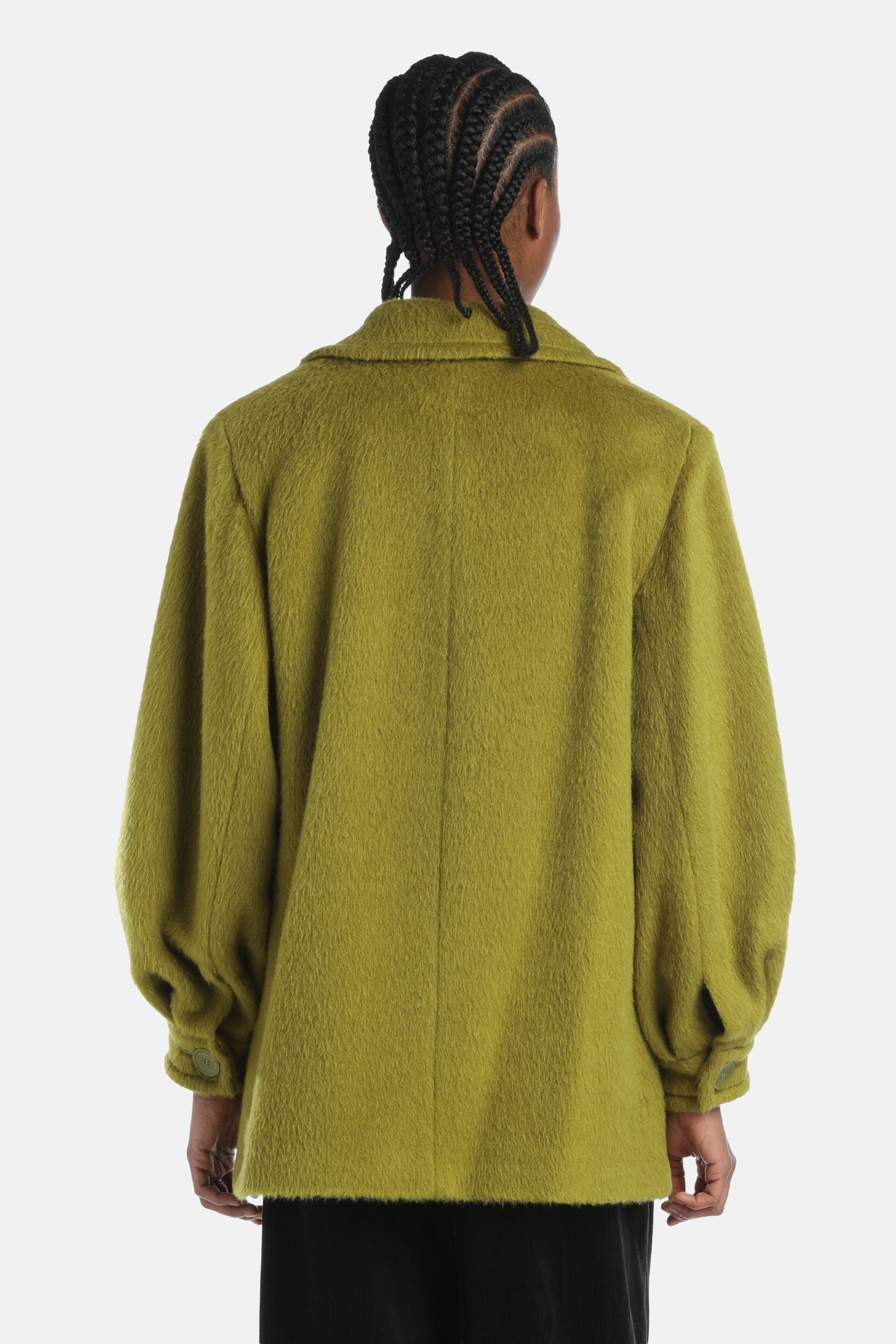 Luisa Spagnoli_Verde Oliva_Scaltrezza - Wool and Alpaca Peacoat_SCALTREZZA_0592_03