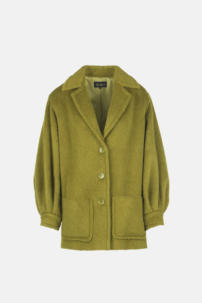 Luisa Spagnoli_Verde Oliva_Scaltrezza - Wool and Alpaca Peacoat_SCALTREZZA_0592_06