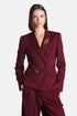 Luisa Spagnoli Vinaccia Women Schedario - Double-Breasted Textured Jacket SKU: SCHEDARIO_2453 Image 01