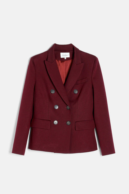 Luisa Spagnoli Vinaccia Women Schedario - Double-Breasted Textured Jacket SKU: SCHEDARIO_2453 Image 05