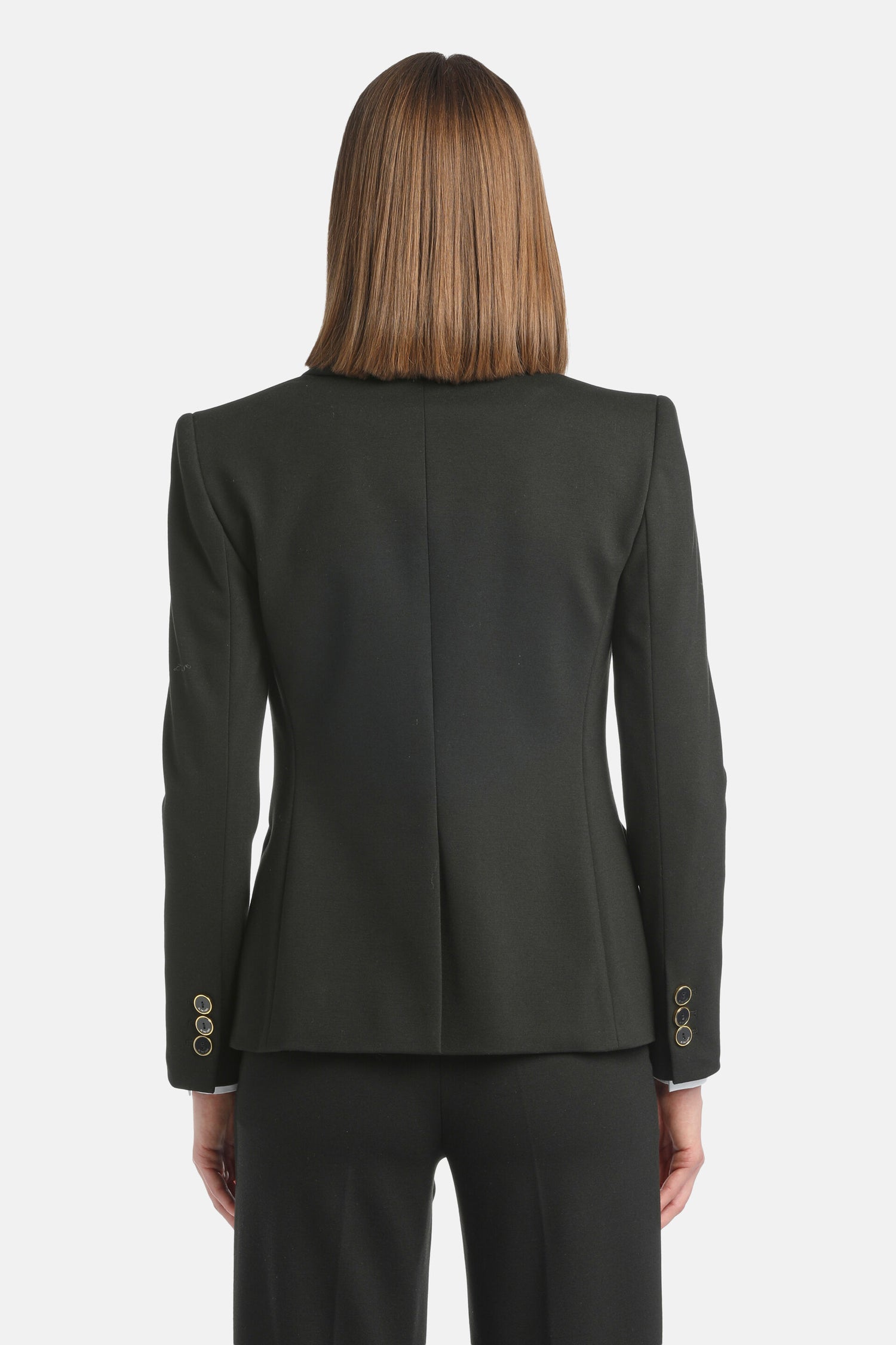 Luisa Spagnoli_Nero_Sciccosa - Single-Breasted Blazer Jacket_SCICCOSA_0101_03