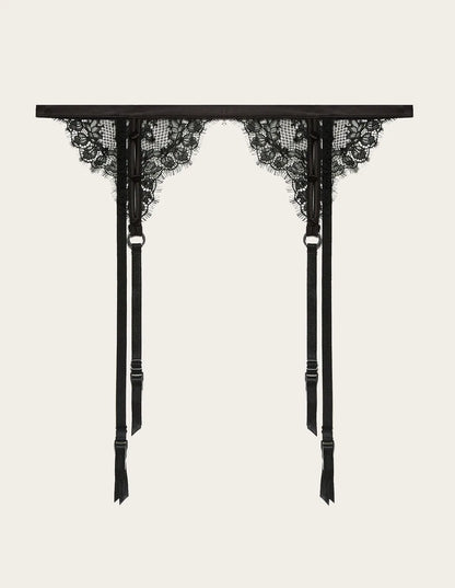 Yamamay_Black_Adjustable Lace Garter Belt with Cutout Details Ð Priv� Kylie_SCZD183001_072_05