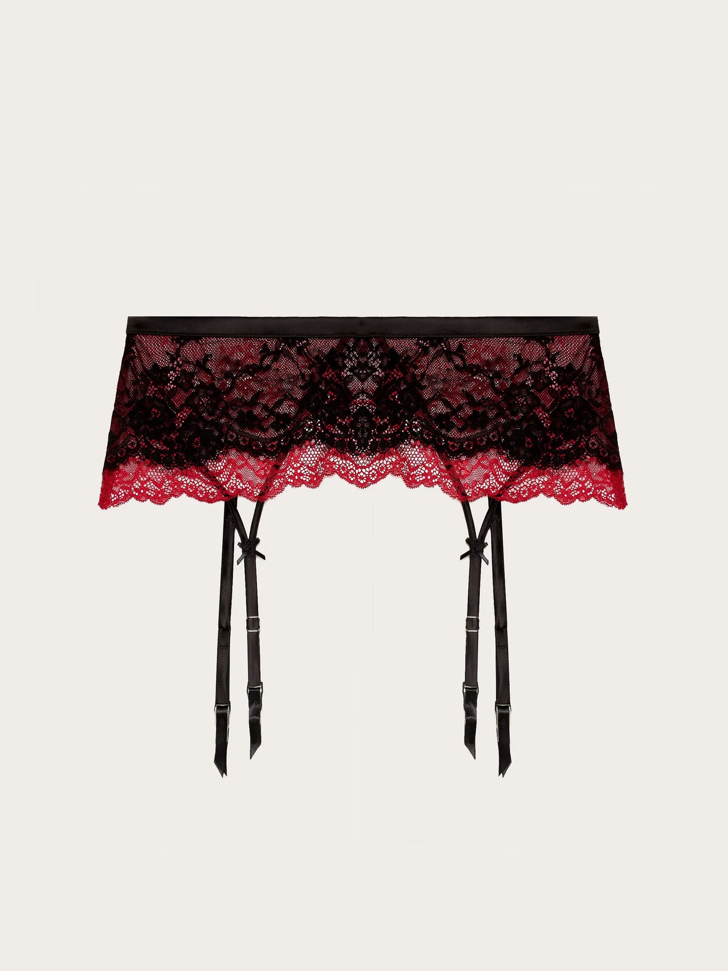 Yamamay_Black_Adjustable Lace Suspender Belt Romantic_SCZD184002_072_06