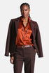Luisa Spagnoli Var Spinato Bordeaux Women Seduta Embroidered Wool-Blend Blazer SKU: SEDUTA_3417 Image 01
