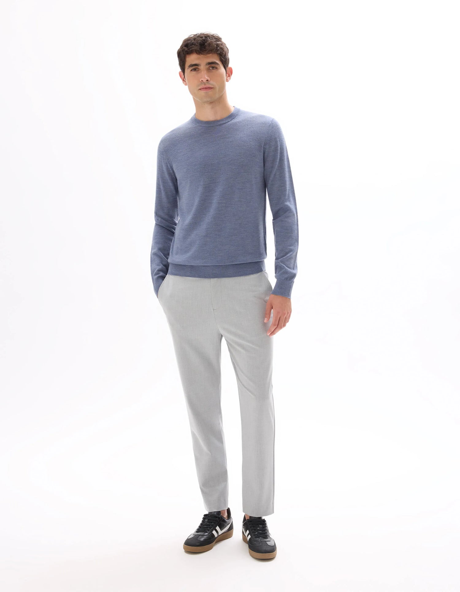 Celio_Dark Storm_100% Merino Wool Crew Neck Sweater_SEMERIROND_DARK STORM_02