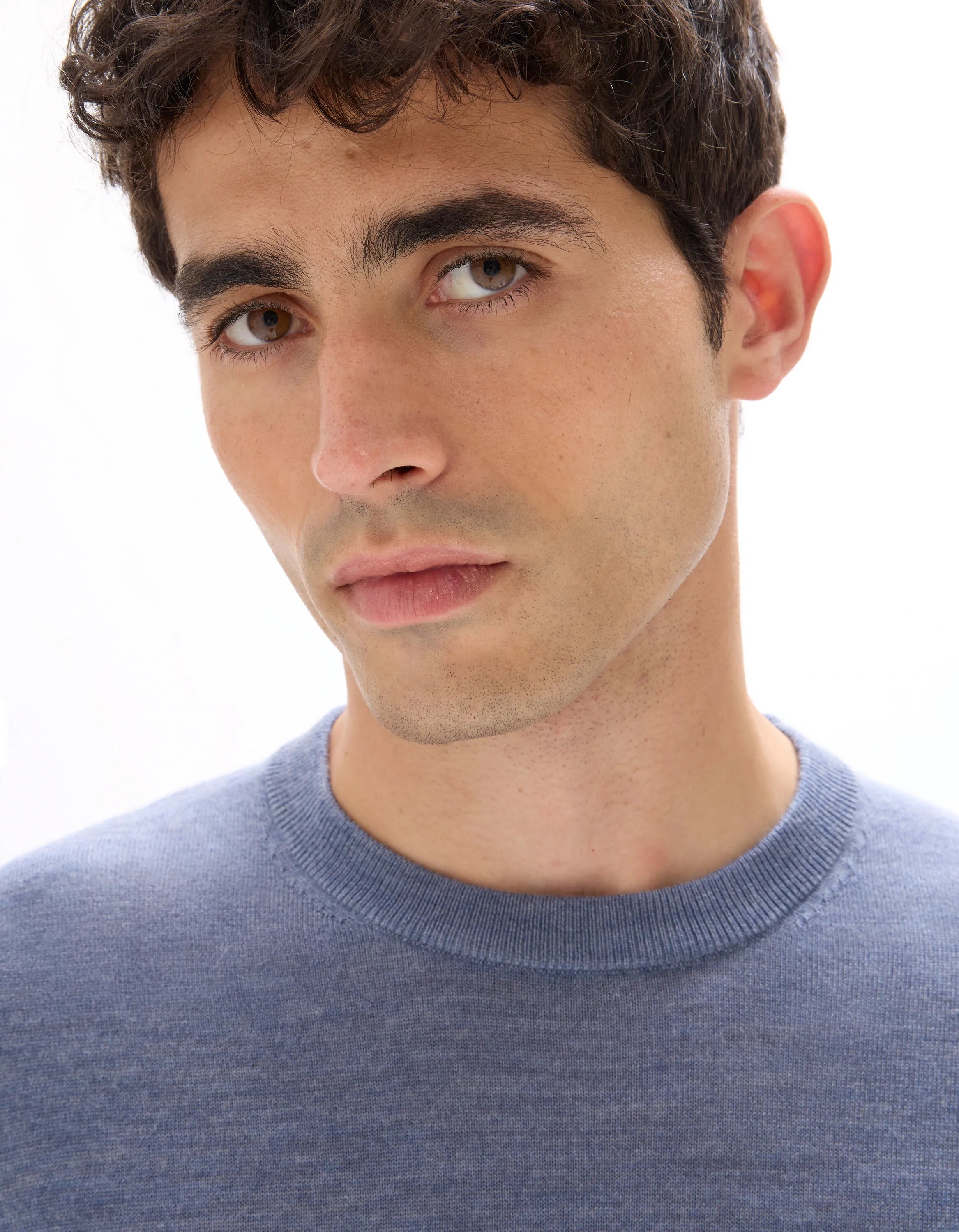 Celio_Dark Storm_100% Merino Wool Crew Neck Sweater_SEMERIROND_DARK STORM_04