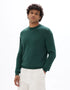 Celio_Vert Fonce 02_100% Merino Wool Crew Neck Sweater_SEMERIROND_VERT FONCE 02_01